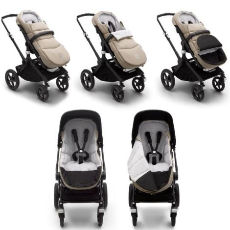 Husa de picioare universala carucior Bugaboo Dune Taupe - poza 5