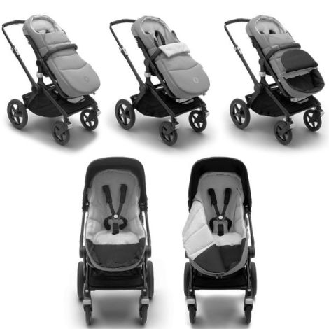 Husa de picioare universala carucior Bugaboo Midnight Black - poza 3