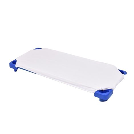 Husa din bumbac pentru saltea poliuretan 3 cm, pat stivuibil gradinita - poza 2