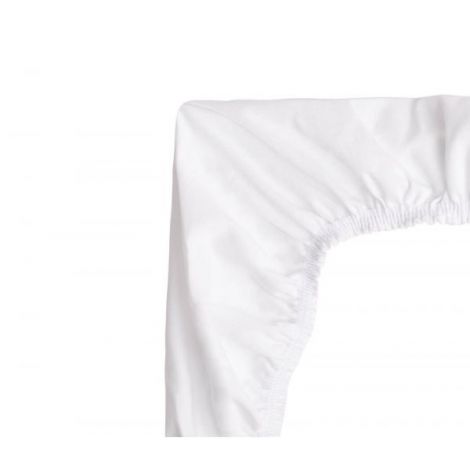 Husa impermeabila jersey pentru salteaua de landou 75x35 cm Sensillo Alba - poza 2