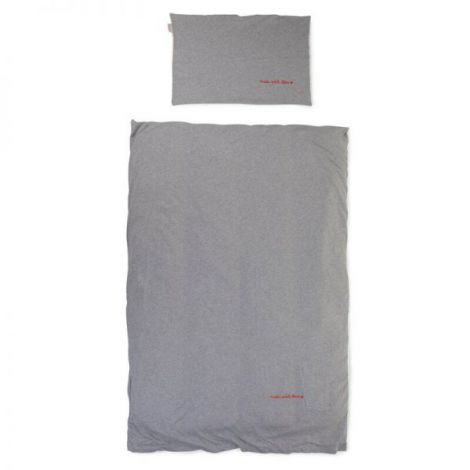 Husa pilota si fata de perna Childhome Jerse 100x140 cm, Buline - poza 4