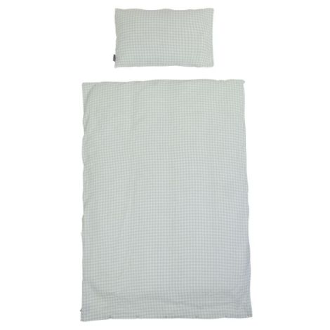 Husa pilota si fata de perna Childhome Jerse 100x140 cm Jerse Muselina Verde - poza 1