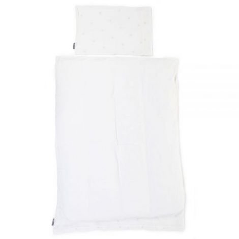 Husa pilota si fata de perna Childhome Jerse Muselina 100x140 cm, Inimioare - poza 2
