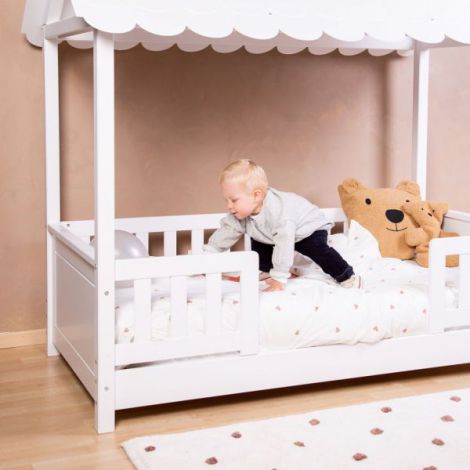Husa pilota si fata de perna Childhome Jerse Muselina 100x140 cm, Inimioare - poza 3