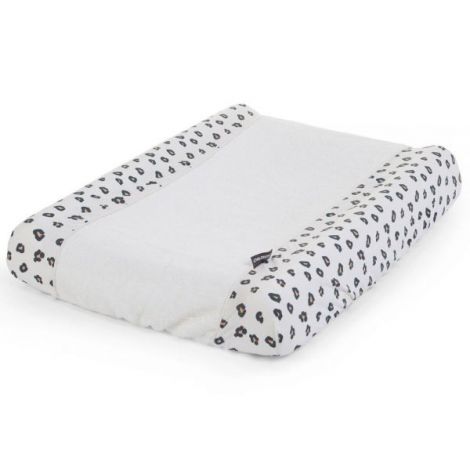 Husa saltea de infasat Childhome Jerse Frotir, Leopard - poza 1