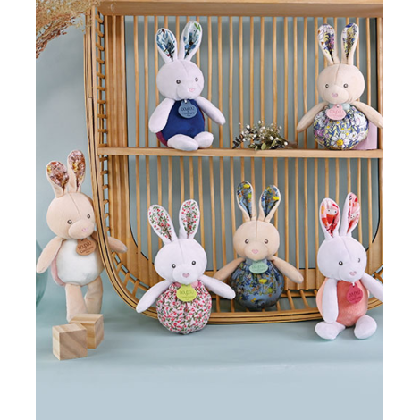 Iepuras Doudou - jucarie de plus, 20 cm - poza 4