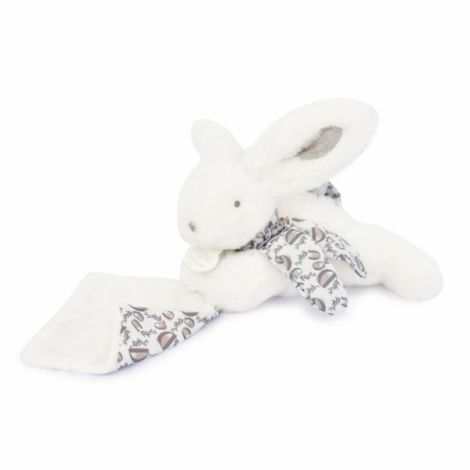 Iepuras Doudou - jucarie de plus cu paturica, 16 cm - poza 1