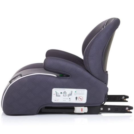 Inaltator auto Chipolino Sonic I-Size 125-150 cm cu sistem Isofix anthracite - poza 3