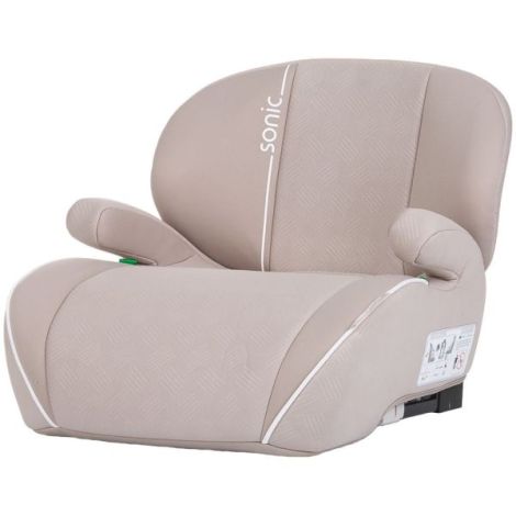Inaltator auto Chipolino Sonic I-Size 125-150 cm cu sistem Isofix tiramisu - poza 1
