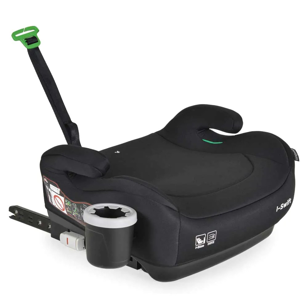 Inaltator auto cu isofix Cangaroo I-Swift I-Size (120-150 cm) 2024 Negru - poza 1