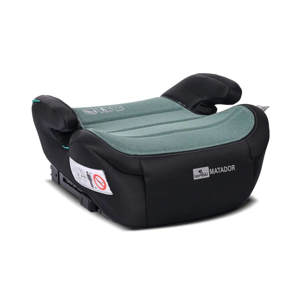 Inaltator auto cu isofix Lorelli Premium Matador I-Size (125-150 cm) 2024 Green Pine - poza 1