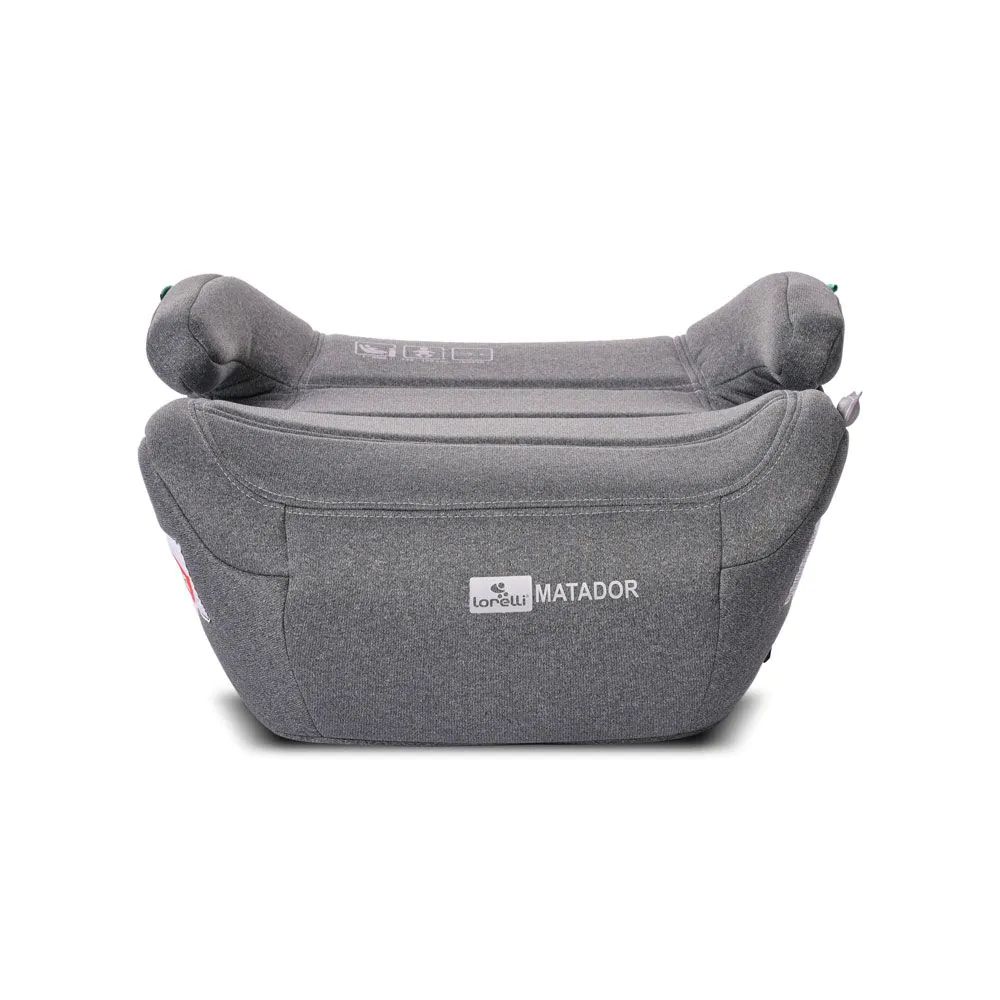 Inaltator auto cu isofix Lorelli Premium Matador I-Size (125-150 cm) 2024 Grey - poza 2