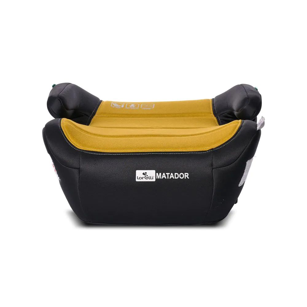 Inaltator auto cu isofix Lorelli Premium Matador I-Size (125-150 cm) 2024 Lemon Curry - poza 2