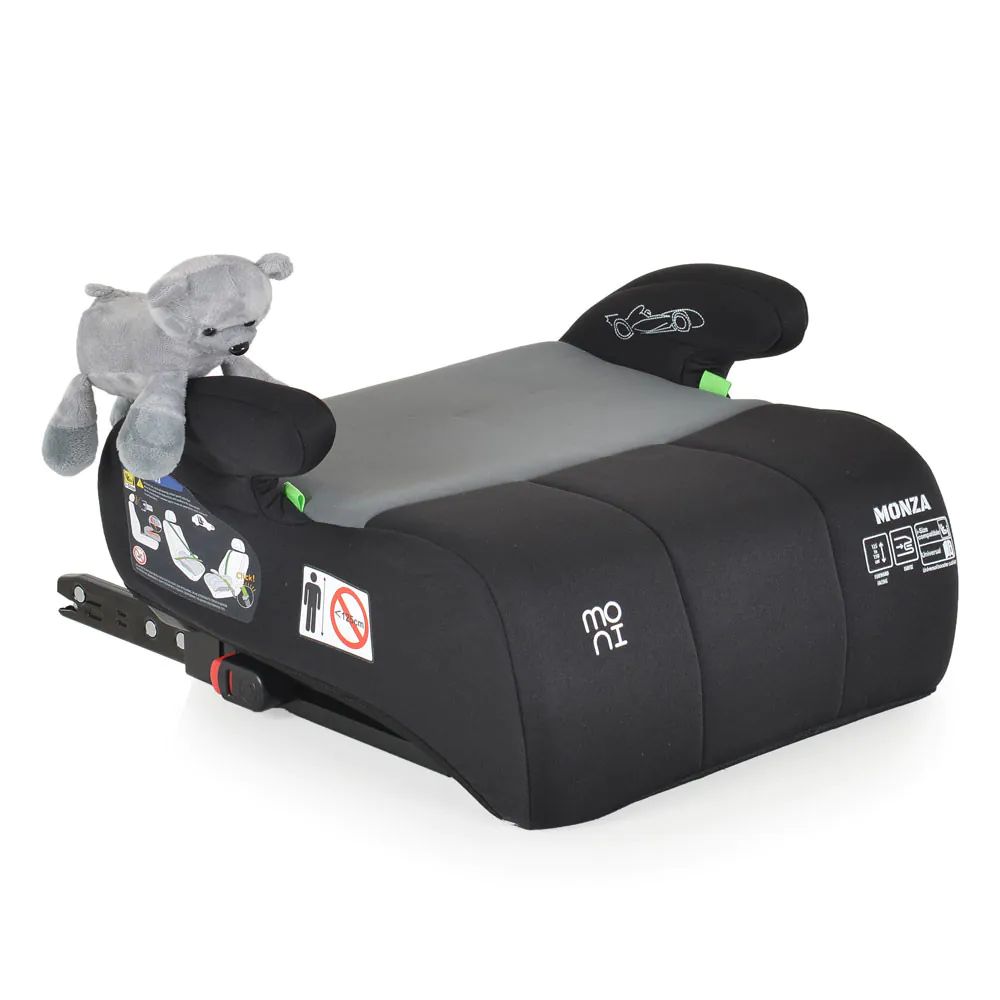 Inaltator auto cu isofix Moni Monza I-Size (125-150 cm ) 2024 Grey - poza 1
