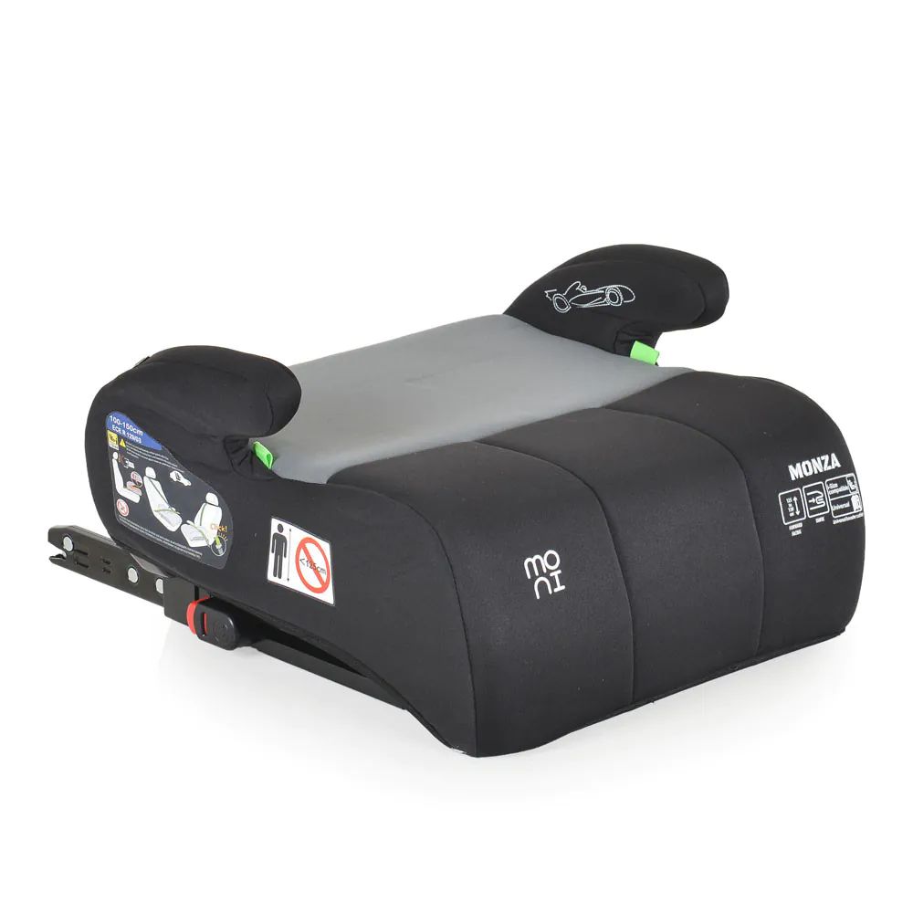 Inaltator auto cu isofix Moni Monza I-Size (125-150 cm ) 2024 Grey - poza 4