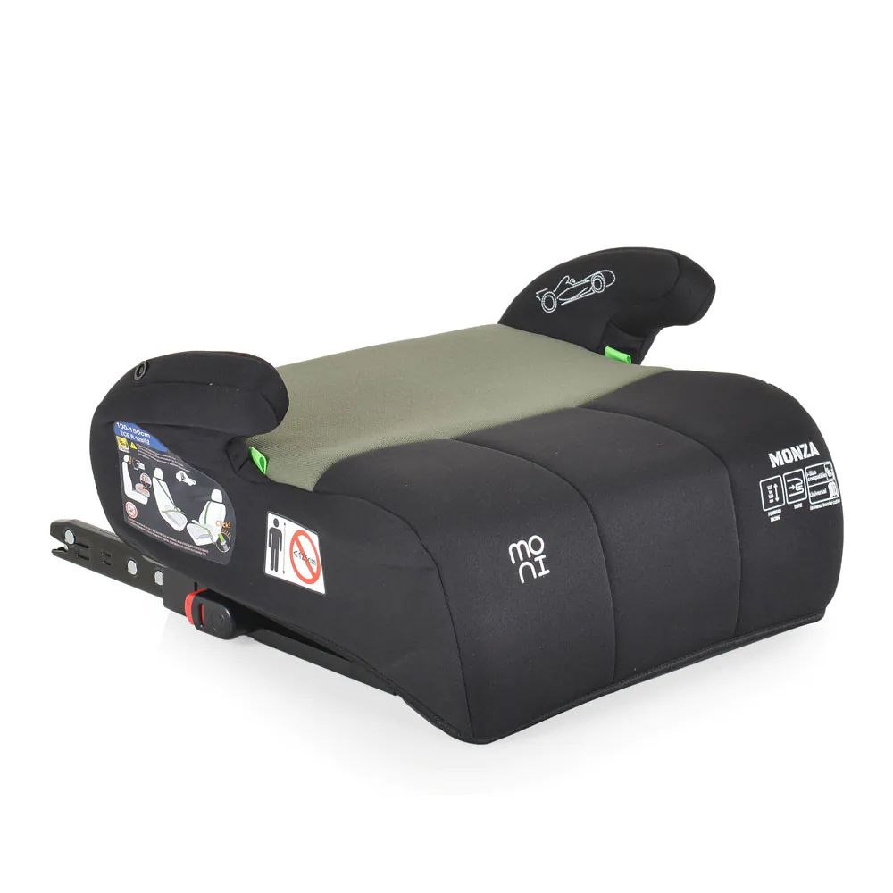 Inaltator auto cu isofix Moni Monza I-Size (125-150 cm ) 2024 Olive Green - poza 4