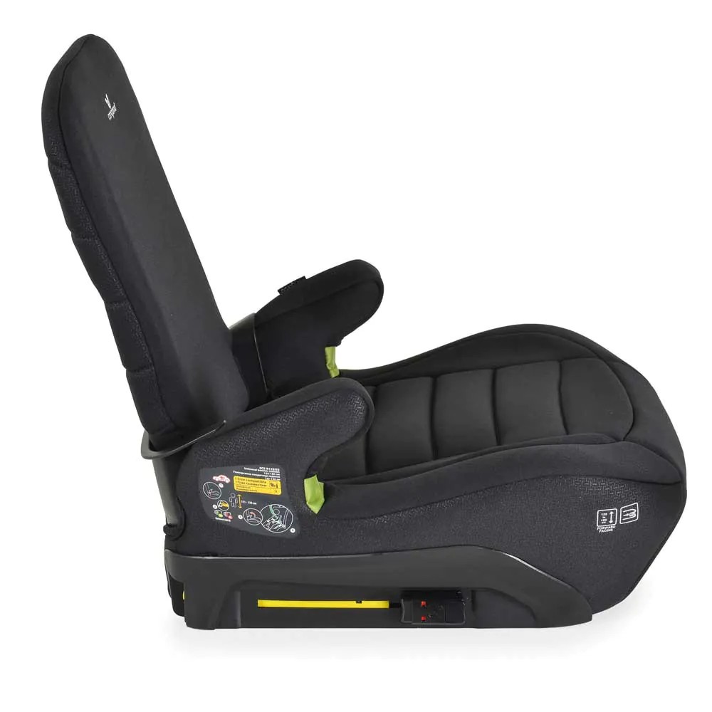 Inaltator auto cu isofix si spatar I Size (125-150 cm) Cangaroo Galaxy 2025 Cosmos Black - poza 3