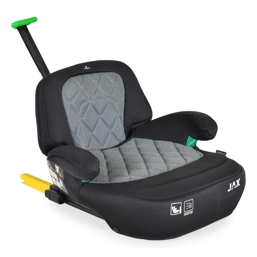 Inaltator auto cu spatar si isofix Cangaroo Jax I Size (125-150 cm) 2024 Gri - poza 1