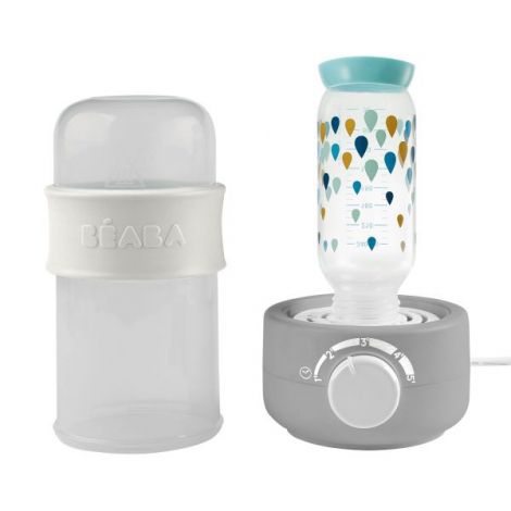Incalzitor biberoane si sterilizator Baby Milk Second Gri - poza 1