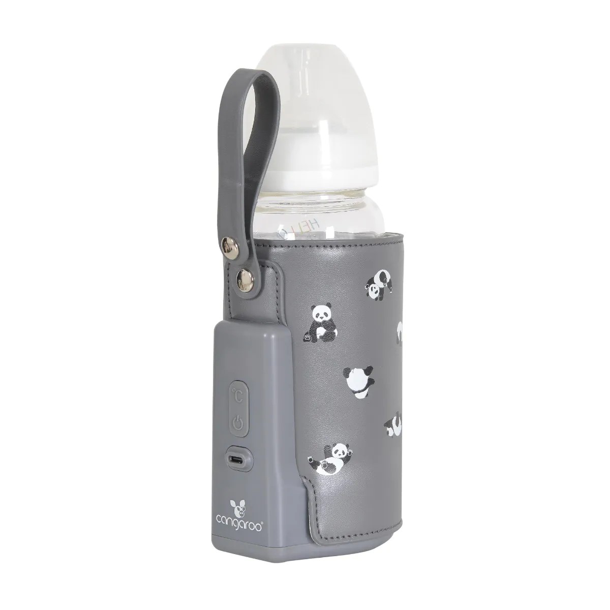 Incalzitor portabil de biberon Cangaroo Caliente Grey - poza 1