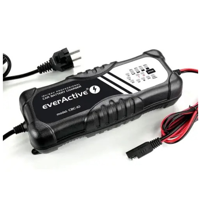 Incarcator inteligent 12V/24V curent 2/5/10A pt acumulatori si masinute electrice copii, everActive - Autokids.ro - poza 1