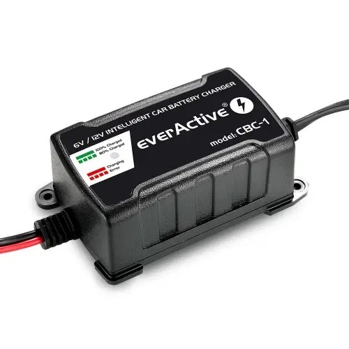 Incarcator inteligent 6V sau 12V 1Ah pt acumulatori si masinute electrice copii, everActive - Autokids.ro - poza 3