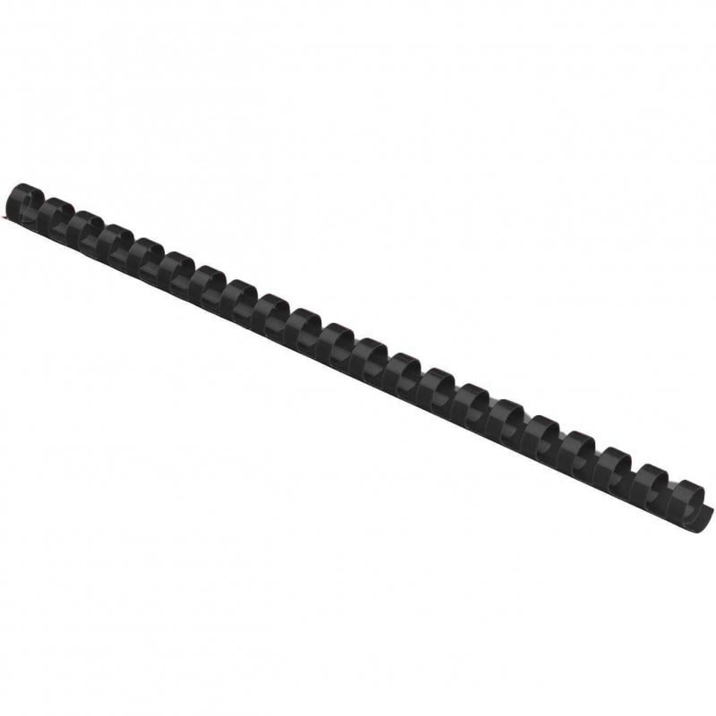 Inele plastic pentru indosariere Office Cover, 51 mm, negru, set 50 bucati