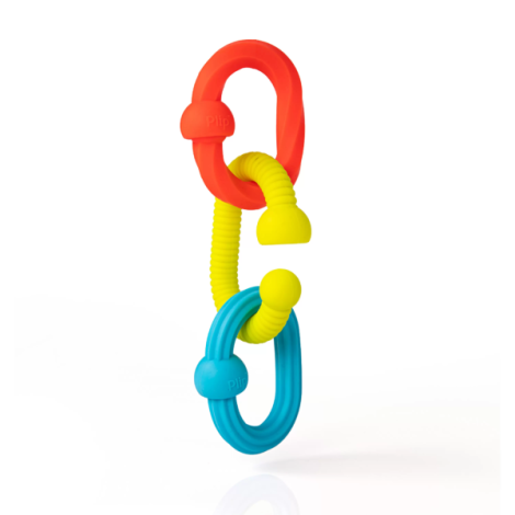 Inele senzoriale (set 3) din silicon cu efect pop pentru bebelusi - poza 2