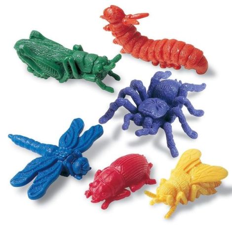 Insecte de gradina pentru numarat - set 72 buc - poza 2