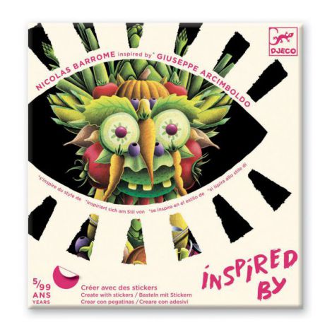 Inspired by Arcimboldo, stickere Fructe si legume, Djeco - poza 2