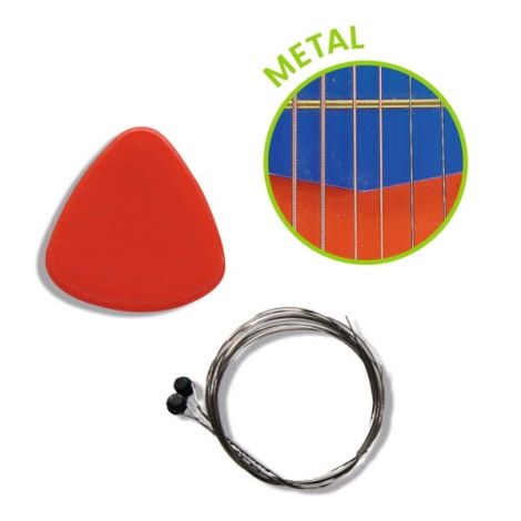 Instrument muzical Chitara din lemn cu 6 corzi, Djeco - poza 2