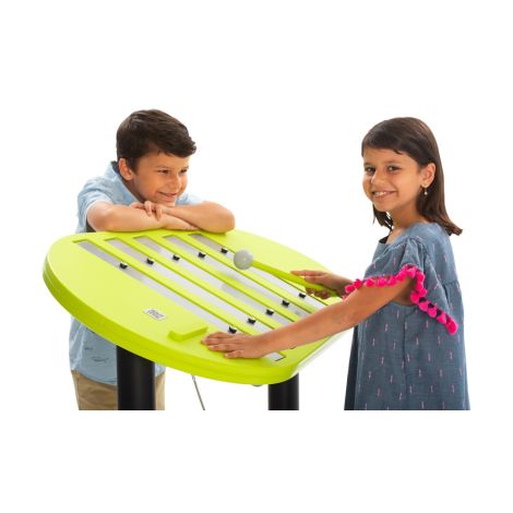 Instrument muzical Eco Piano pentru spatii de joaca de exterior, cu prindere in beton - poza 3