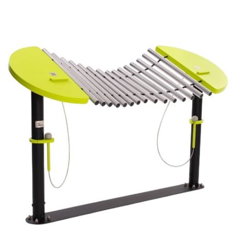 Instrument muzical Marimba Calypso pentru spatii de joaca de exterior, cu prindere pe beton - poza 1