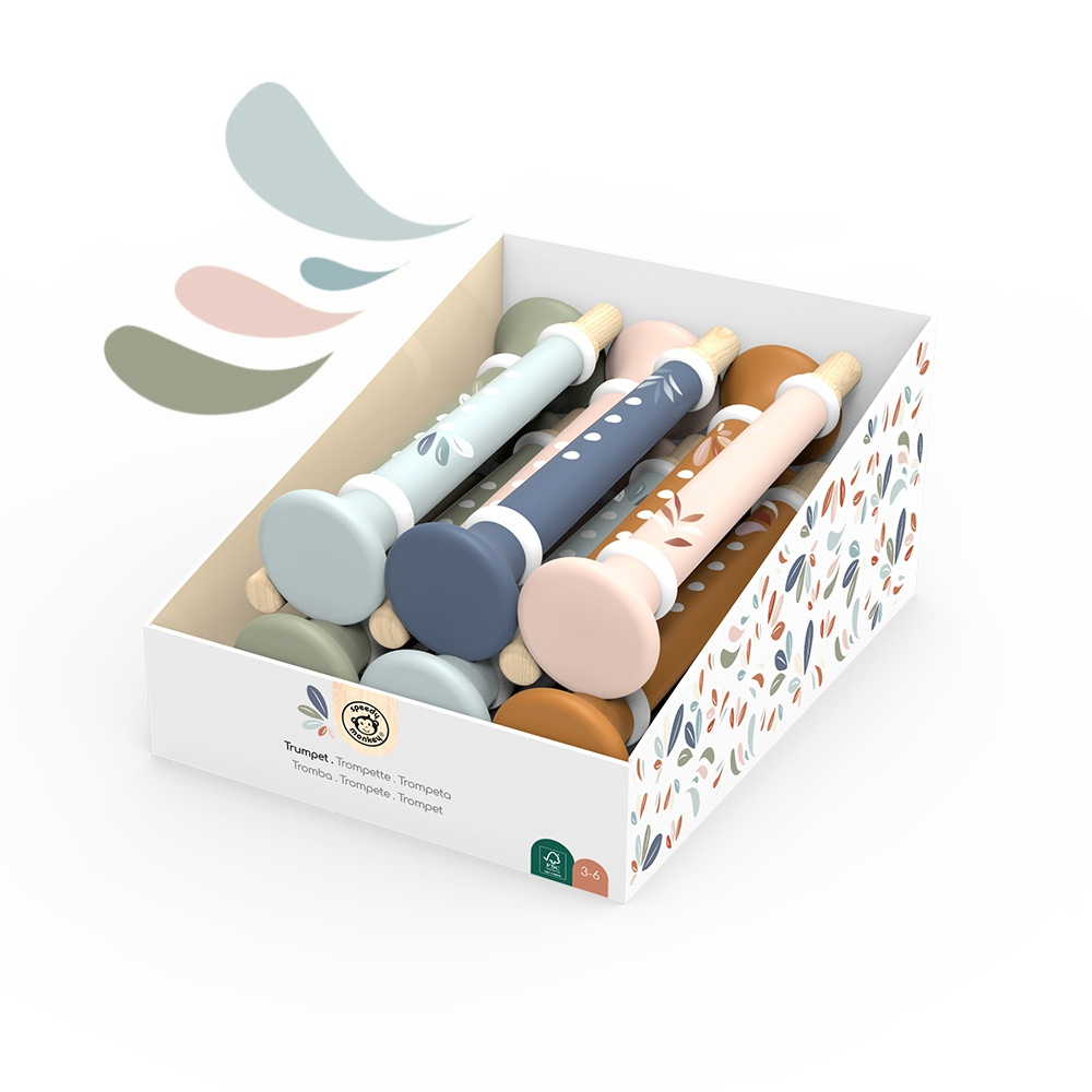 Instrument muzical Mini-trompeta pentru copii, Speedy Monkey