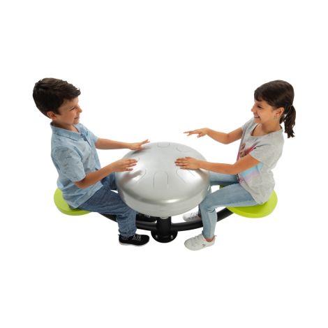 Instrument muzical Toba Handpan Duet, cu bete incluse, pentru spatii de joaca de exterior, cu prindere pe beton - poza 5