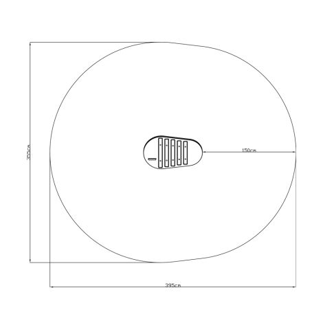 Instrument muzical Xilofon Eco Piano pentru spatii de joaca de exterior, cu prindere pe beton - poza 2