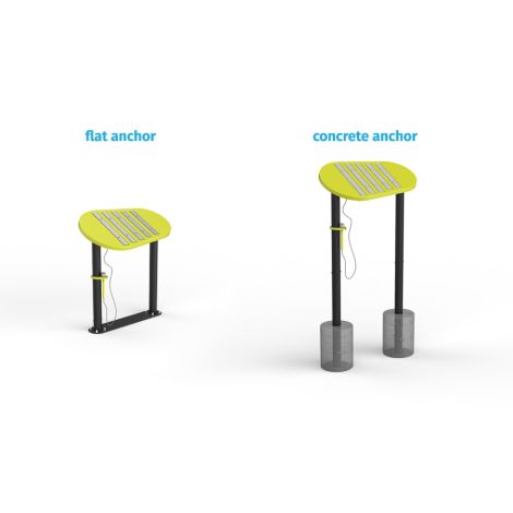 Instrument muzical Xilofon Eco Piano pentru spatii de joaca de exterior, cu prindere pe beton - poza 3