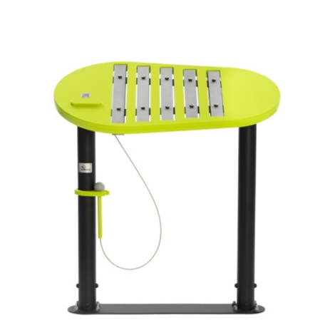 Instrument muzical Xilofon Eco Piano pentru spatii de joaca de exterior, cu prindere pe beton - poza 5