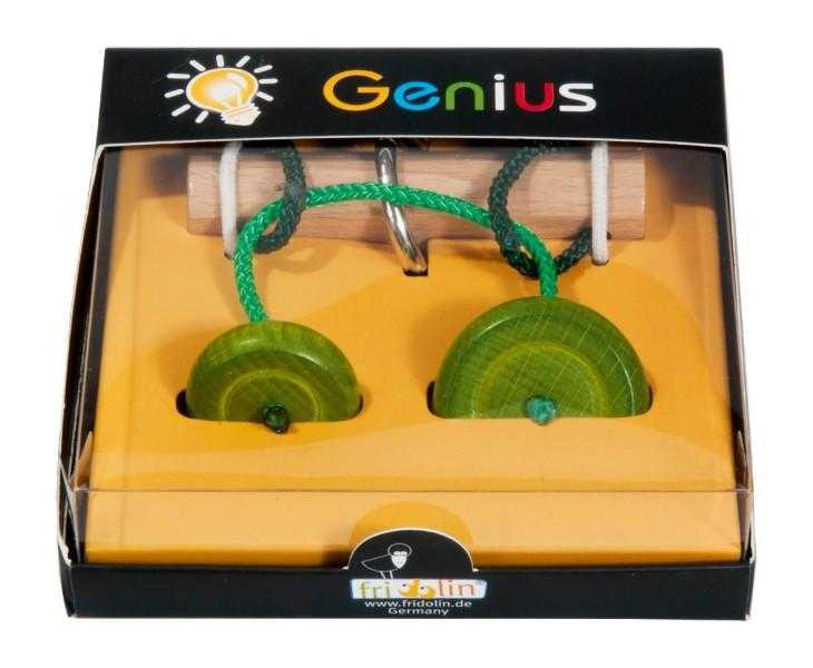 IQ Test Genius Elibereaza inelul, piese verzi 3 cm