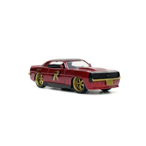 Jada Batman Set Figurina Robin Si Masinuta Metalica Chevrolet Camaro 1967 Scara 1:32 - poza 1