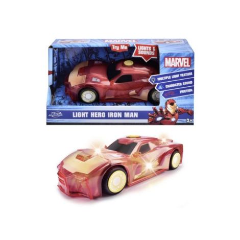 Jada Marvel Masinuta Light Hero Iron Man Cu Sunete Si Lumini Scara 1:32 - poza 1