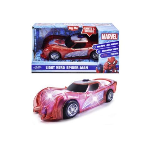 Jada Marvel Masinuta Light Hero Spider Man Cu Sunete Si Lumini Scara 1:32 - poza 1