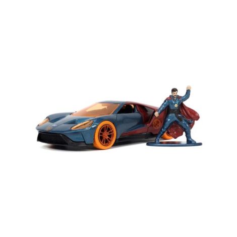 Jada Marvel Masinuta Metalica Ford Gt Scara 1:32 Si Figurina Metalica Doctor Strange - poza 2