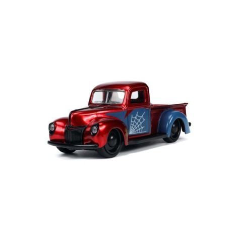 Jada Marvel Set Masinuta Metalica Ford Pick Up Scara 1:32 Si Figurina Metalica Spider Man - poza 5