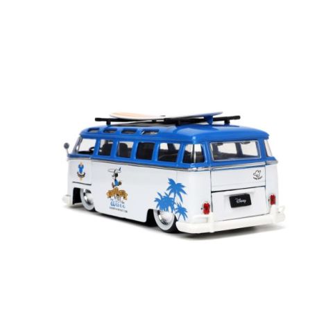 Jada Masina Din Metal Volkswagen T1 Bus Scara 1 La 24 Si Figurina Mickey Mouse - poza 4
