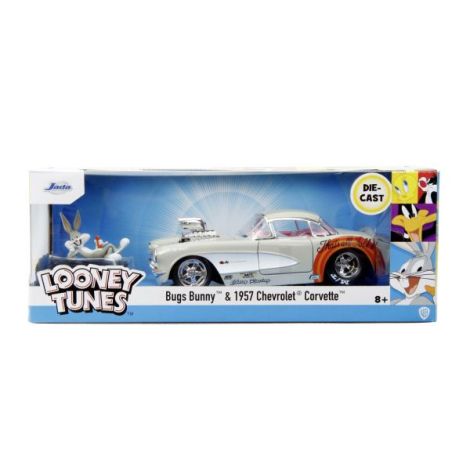 Jada Masinuta Metalica Bugs Bunny 1957 Chevrolet Corvette 1:24 - poza 1