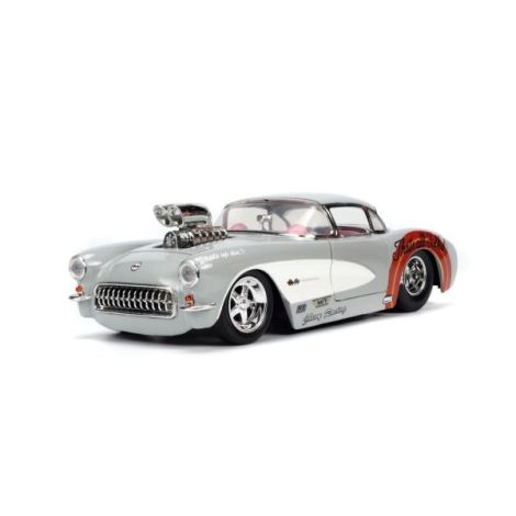Jada Masinuta Metalica Bugs Bunny 1957 Chevrolet Corvette 1:24 - poza 3