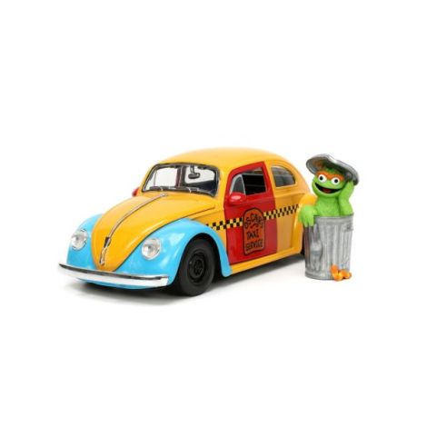 Jada Masinuta Metalica Sesame Street 1959 Vw Beetle 1:24 - poza 2