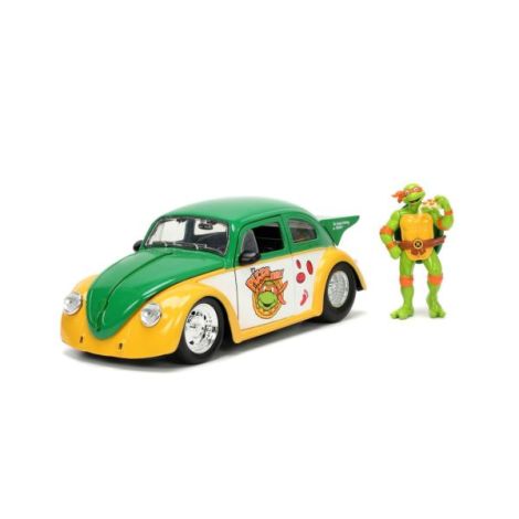 Jada Masinuta Metalica Testoasele Ninja 1959 Volkswagen Drag Beetle 1:24 - poza 2