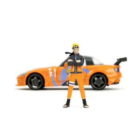 Jada Naruto Shippuden Set Figurina Naruto Si Masinuta Metalica Honda 2001 S2000 Scara 1:24 - poza 4